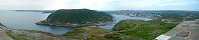 Le port de St John's depuis Telegraph Hill (Newfoundland, Canada)