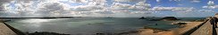 View from Saint-Malo City Wall (Ille-et-Vilaine, France)