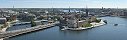 Stockholm from the City Hall Tower (Sweden)