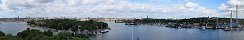 View from Kastellet Tower on Kastellholmen Island (Stockholm, Sweden)