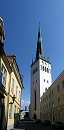 Le clocher de l'glise de St. Olaf  Tallinn (Estonie)