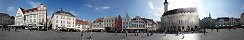 La place de la vieille ville à Tallinn (Estonie)