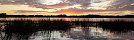 Coucher de soleil sur le lac Tarpon (Palm Harbor, Floride, Etats-Unis)
