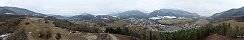 View over the Village of Terchov (Slovak Republic)