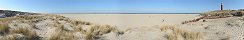 Beach at the Lighthouse on Texel Island (Netherlands)