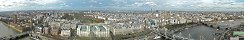 La Tamise depuis le London Eye (Londres, Angleterre)