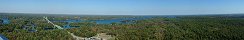 Vue depuis le Thousand Islands Skydeck (Ontario, Canada)