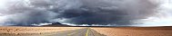 Thunderstorms on the Paso de Jama road (Chile)