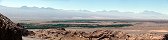 Vue depuis le mirador de la Valle de la Luna (Chili)