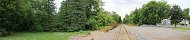 Railway Track near Rosemre Station (Qubec, Canada)