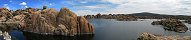 Le lac Watson à proximité de Prescott (Arizona, Etats-Unis)