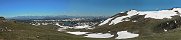 Vue depuis West Summit sur la route de Beartooth (Wyoming, Etats-Unis)