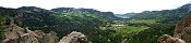 Vue depuis le col de Wolf Creek (Colorado, Etats-Unis)