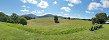 View over Yonah Mountain near Cleveland (Georgia, USA)